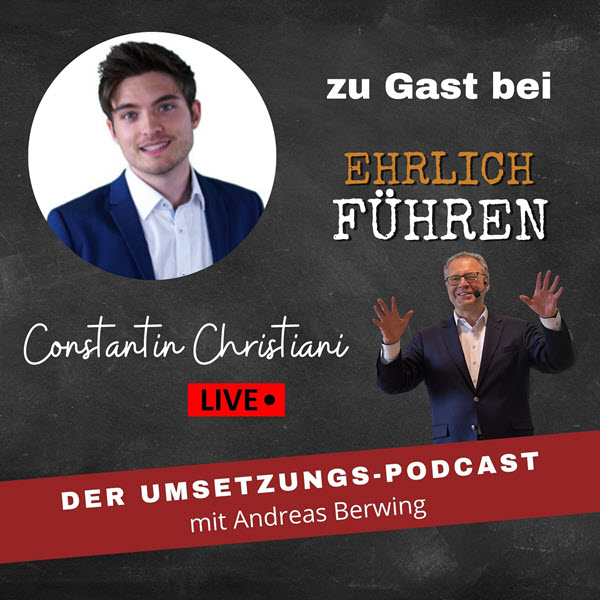Constantin Christiani im PODCAST bei Andreas Berwing