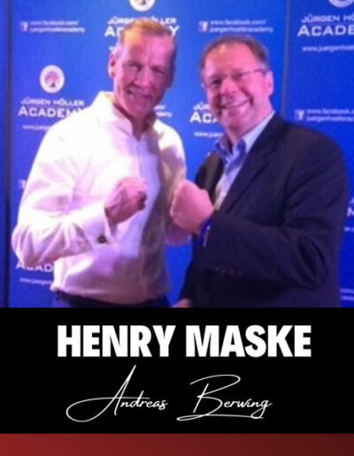 Henry Maske und Andreas Berwing